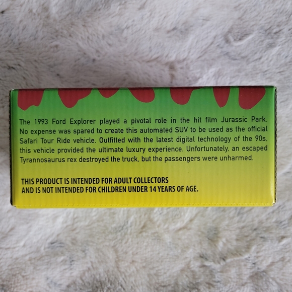 MATCHBOX 1993 FORD EXPLORER JURASSIC PARK Limited Edition Matchbox Collectors - Picture 13 of 16